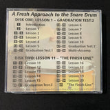 CD Mark Wessels 'Fresh Approach to the Snare Drum' (2001) music education 2-disc lessons