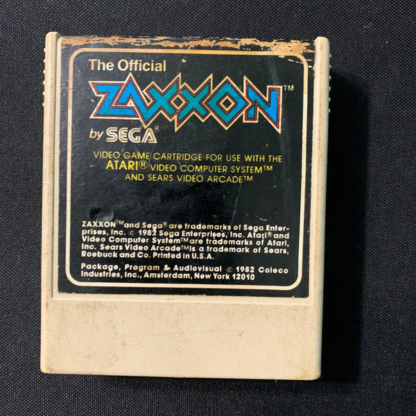 ATARI 2600 Zaxxon tested Coleco video game cartridge