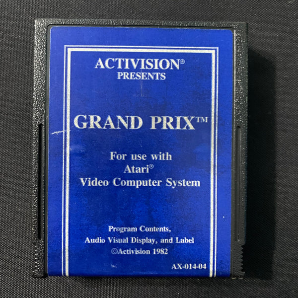ATARI 2600 Grand Prix tested blue label Activision video game cartridge