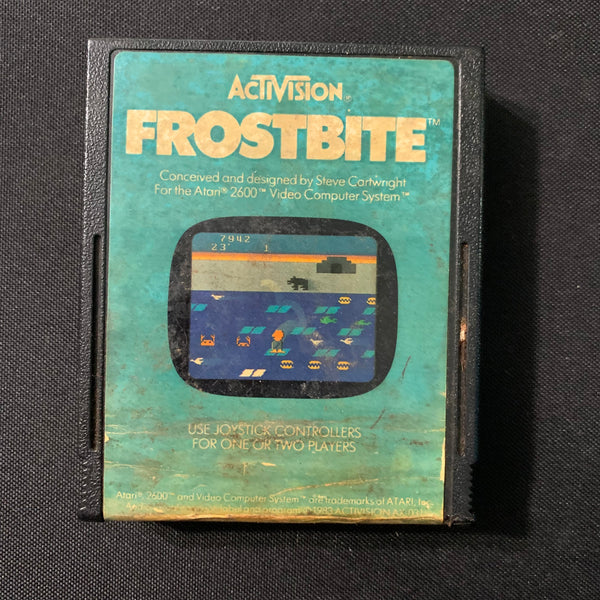 ATARI 2600 Frostbite tested Activision video game cartridge