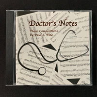 CD Dr. Paul L. Fine 'Doctor's Notes' (2008) piano compositions University of Michigan