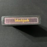 ATARI 2600 Blackjack tested video game cartridge CX-2651 text label