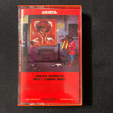 CASSETTE Aretha Franklin 'Who's Zoomin' Who' (1985) red tape case, Freeway of Love