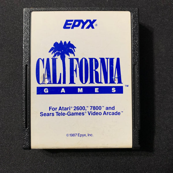 ATARI 2600 California Games 1987 Epyx tested working video game cartridge