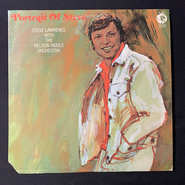 LP Steve Lawrence 'Portrait of Steve' With the Nelson Riddle Orchestra (1972) MGM vinyl record VG+/VG