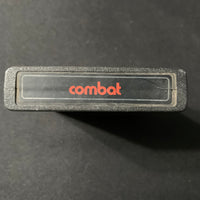 ATARI 2600 Combat text label CX-2601 tank battle video game tested cartridge