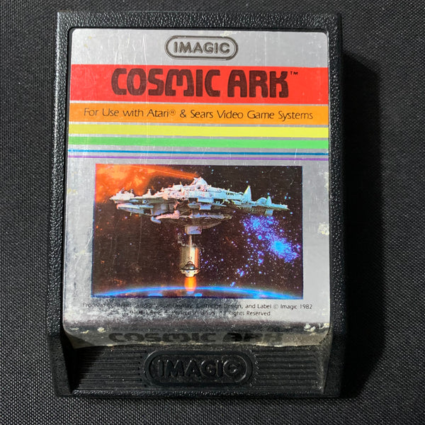 ATARI 2600 Cosmic Ark tested video game cartridge Imagic arcade action 1982