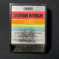 ATARI 2600 Demon Attack tested Imagic video game cartridge 1982 arcade