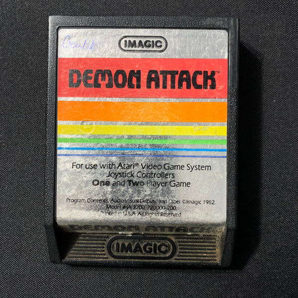 ATARI 2600 Demon Attack tested Imagic video game cartridge 1982 arcade