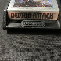 ATARI 2600 Demon Attack tested graphic label Imagic video game cartridge 1982