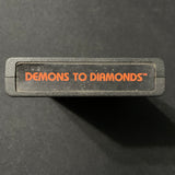 ATARI 2600 Demons to Diamonds tested video game cartridge paddle controls