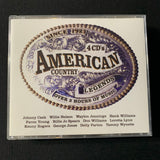 CD American Country Legends (2005) 4-disc set 72 tracks Johnny Cash, George Jones, Hank Williams