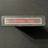 ATARI 2600 Dodge 'Em tested video game cartridge CX-2637 text label Car Wars