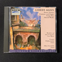 CD Gideon Klein-Terezin Music Anthology Vol. II (1993) Allan Sternfeld, Prague Philharmonic Choir