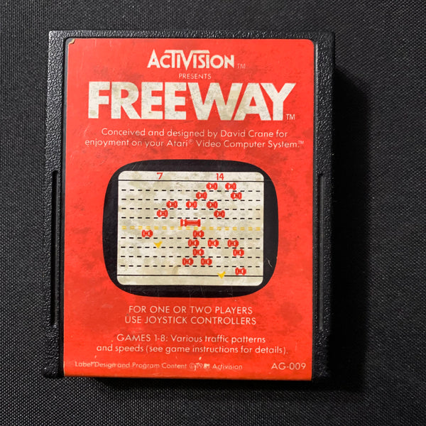 ATARI 2600 Freeway tested video game cartridge Activision chicken cross road