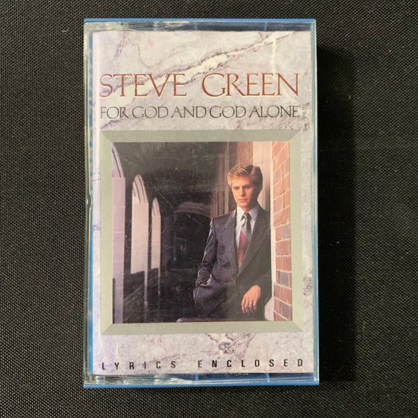 CASSETTE Steve Green 'For God and God Alone' (1986) CCM Christian gospel OOP