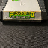 ATARI 2600 Frogger II: Threeedeep! tested video game cartridge Parker Brothers