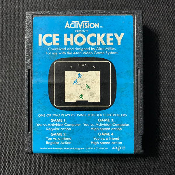ATARI 2600 Ice Hockey tested Activision video game cartridge sports retro gaming