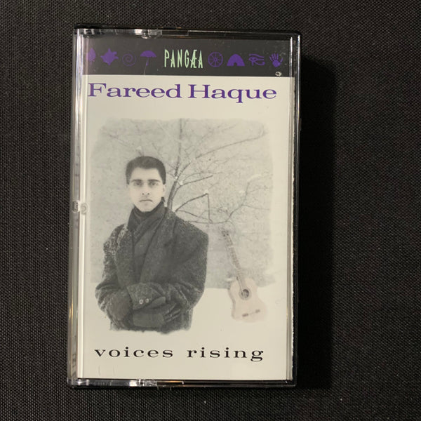 CASSETTE Fareed Haque 'Voices Rising' (1988) Pangaea/IRS jazz fusion guitar tape