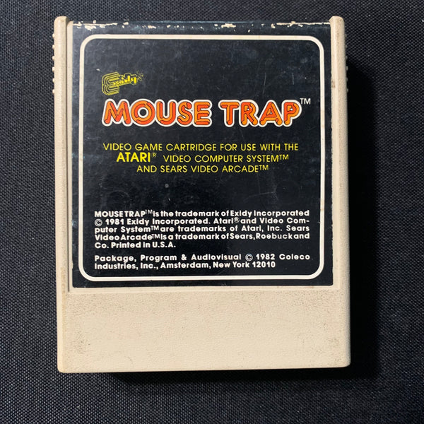ATARI 2600 Mouse Trap tested video game collection Exidy Coleco maze arcade