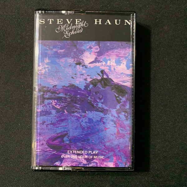 CASSETTE Steve Haun 'Midnight Echoes' (1989) Silver Wave new age instrumental