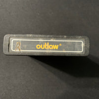 ATARI 2600 Outlaw text label tested video game cartridge cowboy shoot-em-up