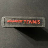 ATARI 2600 Realsports Tennis 1983 graphic label tested game cartridge 2680