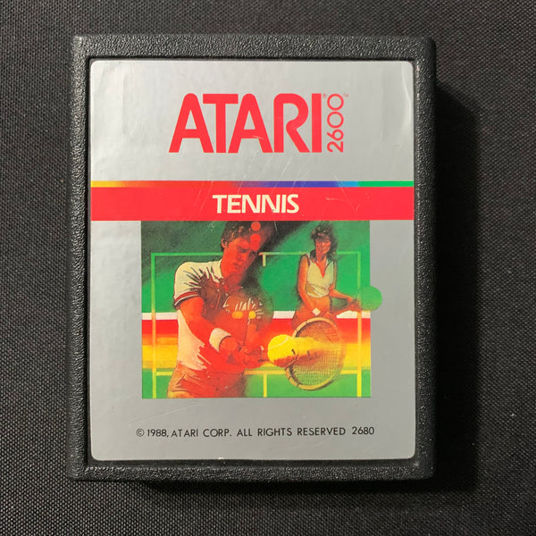 ATARI 2600 Realsports Tennis 1988 label variation tested sports game cartridge