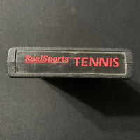 ATARI 2600 Realsports Tennis 1988 label variation tested sports game cartridge