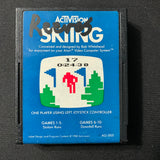 ATARI 2600 Skiing tested Activision video game cartridge AG-005 slalom downhill