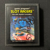 ATARI 2600 Slot Racers tested video game cartridge pic label CX 2616 driving