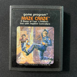 ATARI 2600 Maze Craze tested video game cartridge graphic label