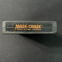 ATARI 2600 Maze Craze tested video game cartridge graphic label