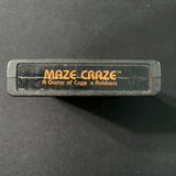 ATARI 2600 Maze Craze tested video game cartridge graphic label