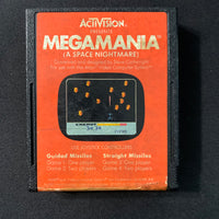 ATARI 2600 Megamania (1982) tested Activision video game cartridge