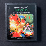 ATARI 2600 Berzerk 1987 label variation super clean tested video game cartridge