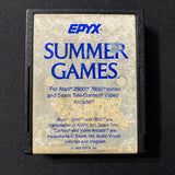 ATARI 2600 Summer Games tested video game cartridge Epyx 1987 Olympics sports