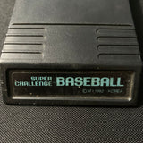ATARI 2600 Super Challenge Baseball tested sports video game cartridge