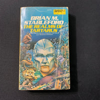 BOOK Brian M. Stableford 'Realms of Tartarus' (1977) PB time travel science fiction