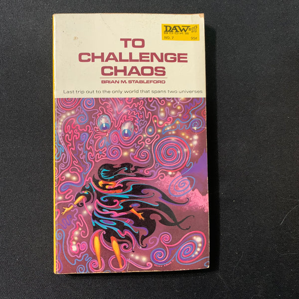 BOOK Brian M. Stableford 'To Challenge Chaos' (1972) PB science fiction