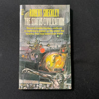BOOK Robert Sheckley 'The Status Civilization' (1968) Dell PB science fiction