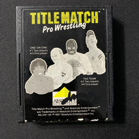 ATARI 2600 Title Match Pro Wrestling tested rare video game cartridge Absolute