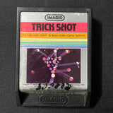 ATARI 2600 Trick Shot tested Imagic video game cartridge pool shooting billiards