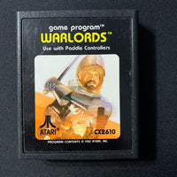 ATARI 2600 Warlords tested video game cartridge paddle action game CX2610 pic