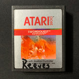 ATARI 2600 Swordquest: Earthworld 1982 adventure tested video game cartridge