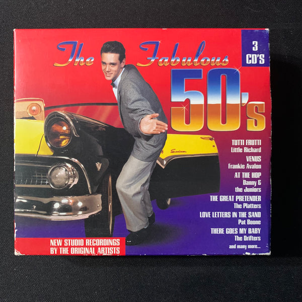 CD 'Fabulous 50s' (1999) 3CD box set oldies Little Richard, Platters, Frankie Avalon