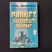 BOOK Neil Shapiro 'Planet Without a Name' (1976) PB science fiction