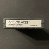 ATARI 7800 Ace of Aces tested video game cartridge 1988 Accolade flight combat