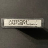 ATARI 7800 Asteroids tested video game cartridge arcade classic retro fun