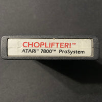 ATARI 7800 Choplifter tested video game cartridge helicopter arcade retro CX7821